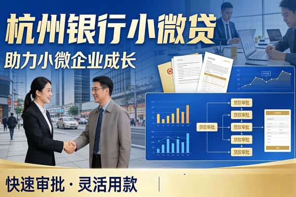 杭州银行小微贷申请条件及征信要求,额度利息及办理流程(图1) 生成广告宣传图.jpg