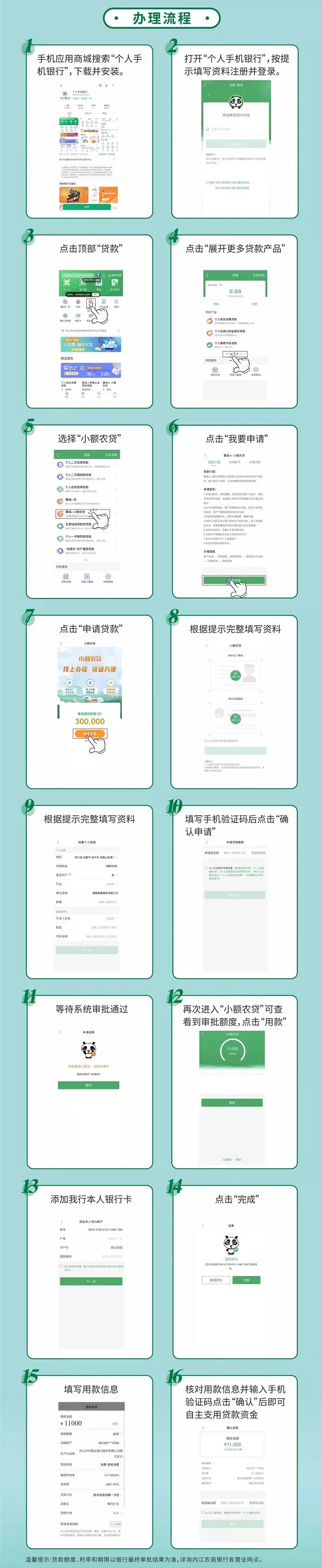 四川农信小额农贷办理流程.webp